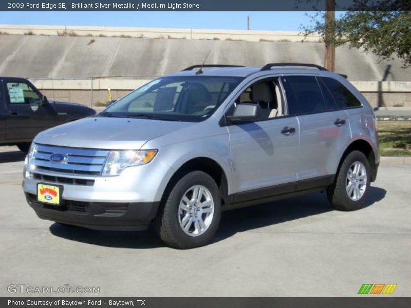 Brilliant Silver Metallic / Medium Light Stone 2009 Ford Edge SE