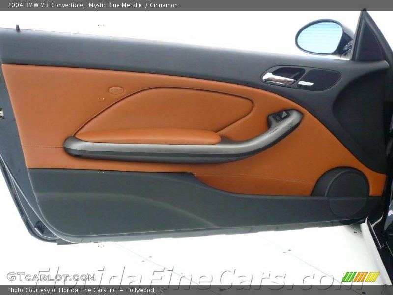 Mystic Blue Metallic / Cinnamon 2004 BMW M3 Convertible