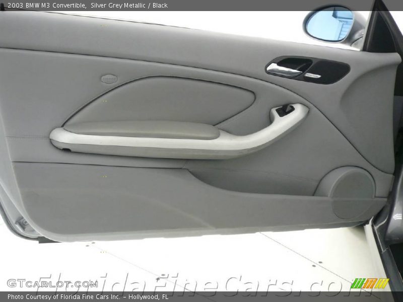 Silver Grey Metallic / Black 2003 BMW M3 Convertible