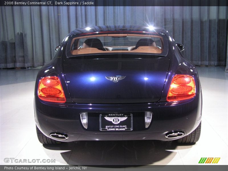 Dark Sapphire / Saddle 2008 Bentley Continental GT