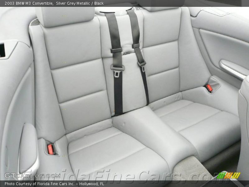 Silver Grey Metallic / Black 2003 BMW M3 Convertible