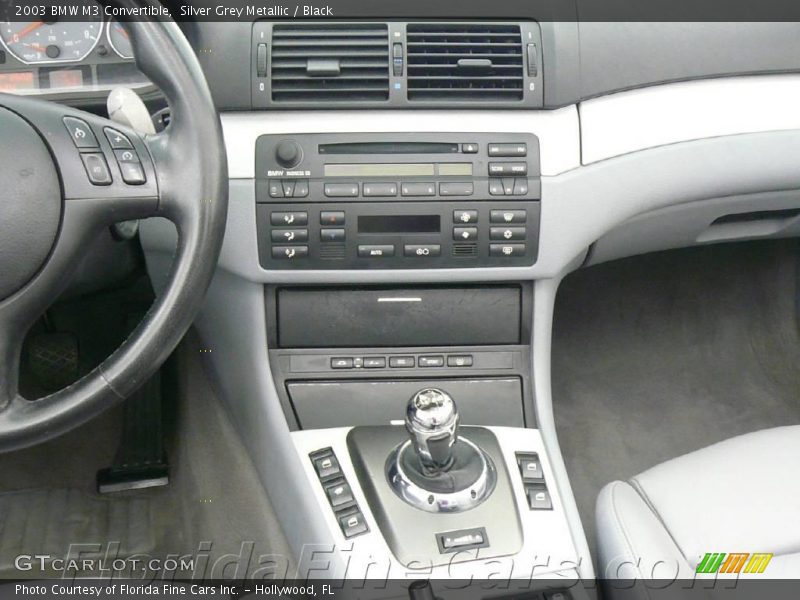 Silver Grey Metallic / Black 2003 BMW M3 Convertible