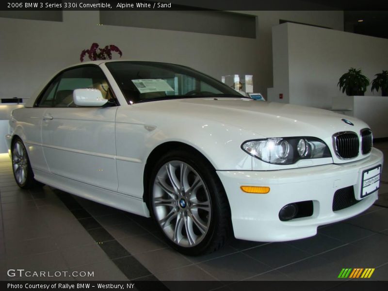 Alpine White / Sand 2006 BMW 3 Series 330i Convertible