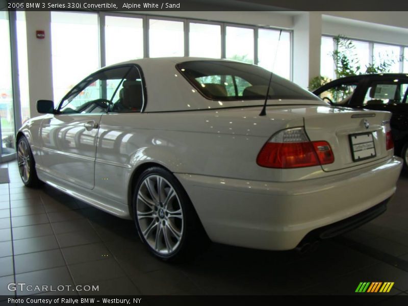 Alpine White / Sand 2006 BMW 3 Series 330i Convertible