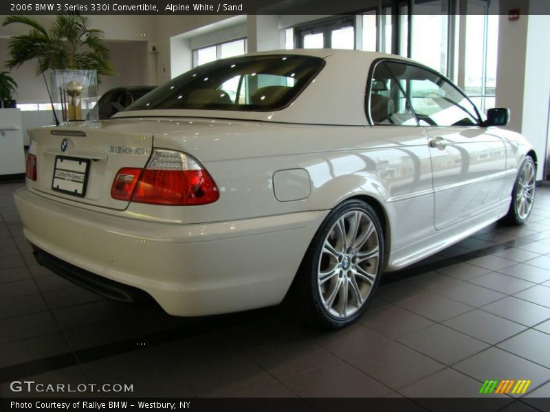 Alpine White / Sand 2006 BMW 3 Series 330i Convertible