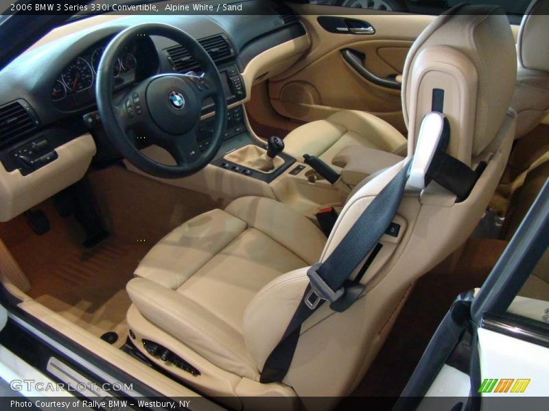 Alpine White / Sand 2006 BMW 3 Series 330i Convertible