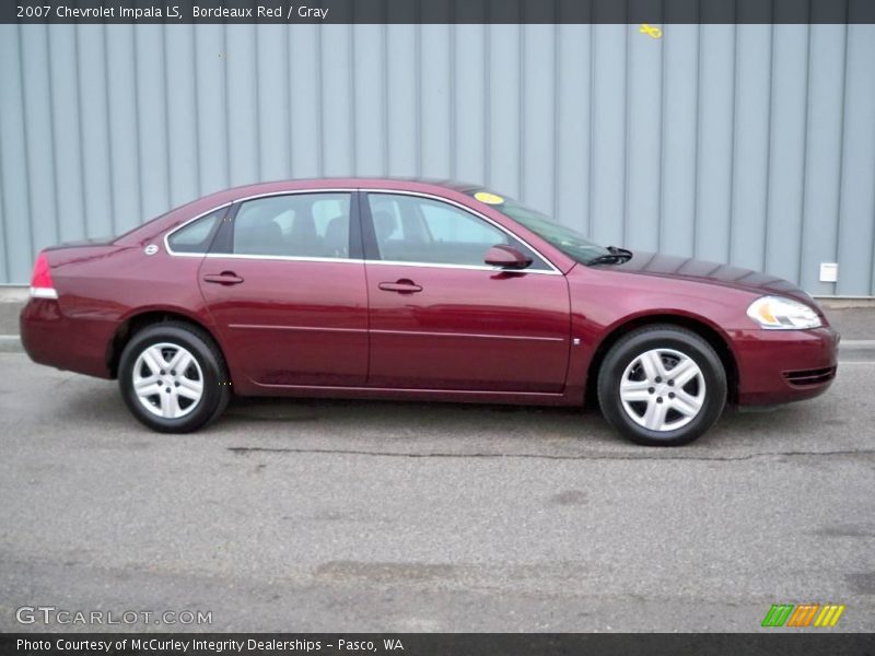 Bordeaux Red / Gray 2007 Chevrolet Impala LS