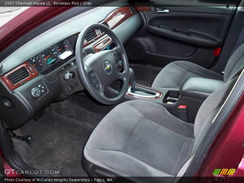 Bordeaux Red / Gray 2007 Chevrolet Impala LS