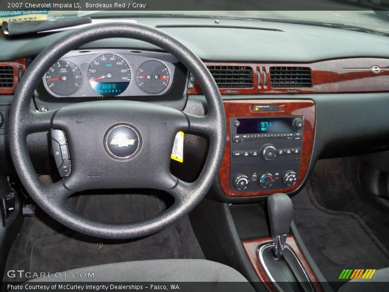 Bordeaux Red / Gray 2007 Chevrolet Impala LS