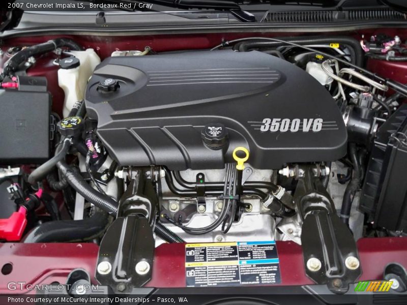 Bordeaux Red / Gray 2007 Chevrolet Impala LS