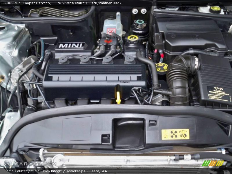 Pure Silver Metallic / Black/Panther Black 2005 Mini Cooper Hardtop