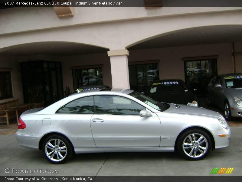 Iridium Silver Metallic / Ash 2007 Mercedes-Benz CLK 350 Coupe