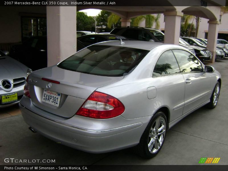 Iridium Silver Metallic / Ash 2007 Mercedes-Benz CLK 350 Coupe