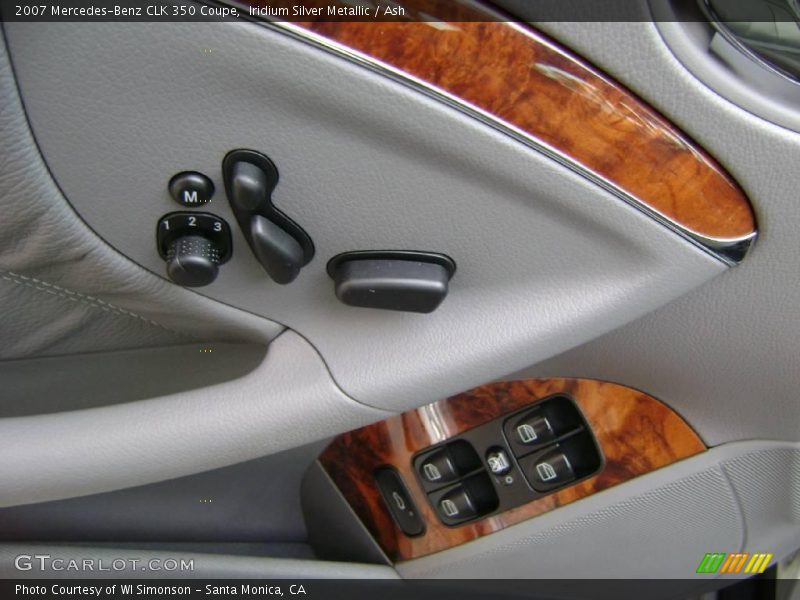 Iridium Silver Metallic / Ash 2007 Mercedes-Benz CLK 350 Coupe