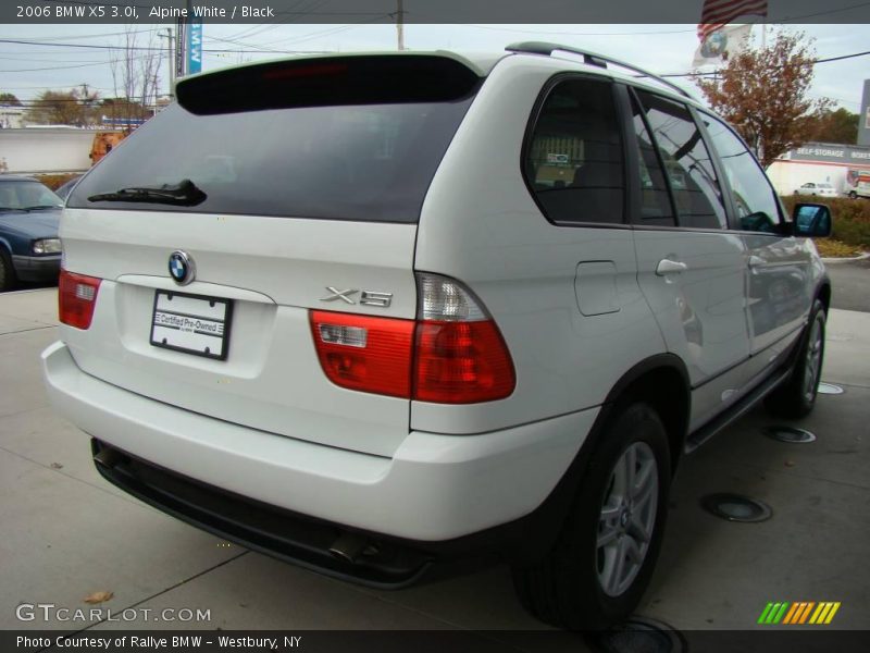 Alpine White / Black 2006 BMW X5 3.0i