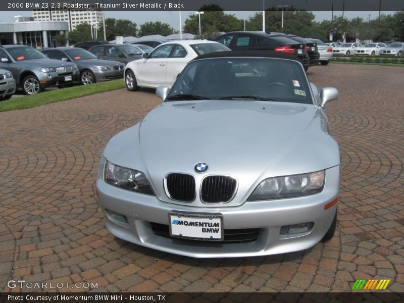 Titanium Silver Metallic / Black 2000 BMW Z3 2.3 Roadster