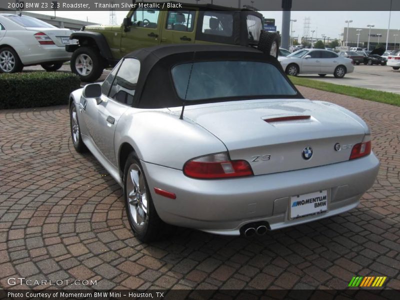 Titanium Silver Metallic / Black 2000 BMW Z3 2.3 Roadster