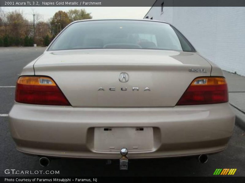 Naples Gold Metallic / Parchment 2001 Acura TL 3.2