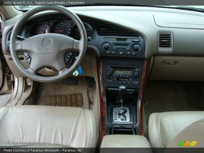 Naples Gold Metallic / Parchment 2001 Acura TL 3.2