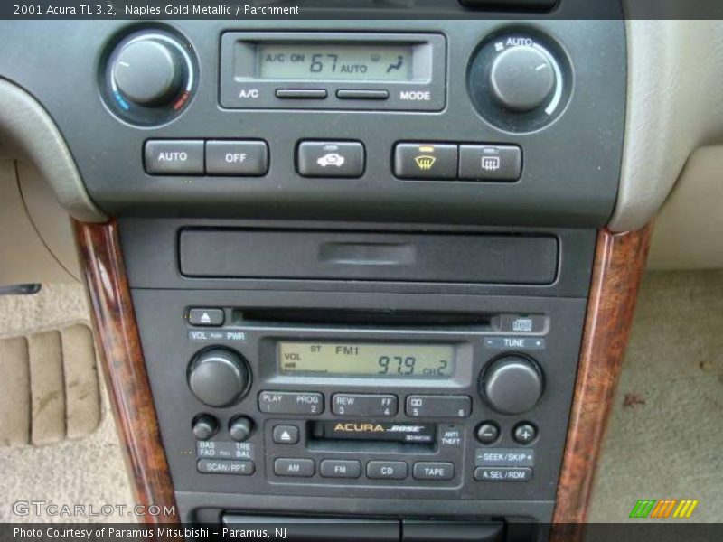 Naples Gold Metallic / Parchment 2001 Acura TL 3.2