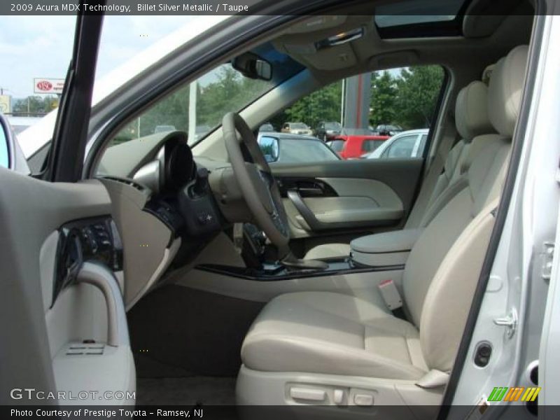 Billet Silver Metallic / Taupe 2009 Acura MDX Technology