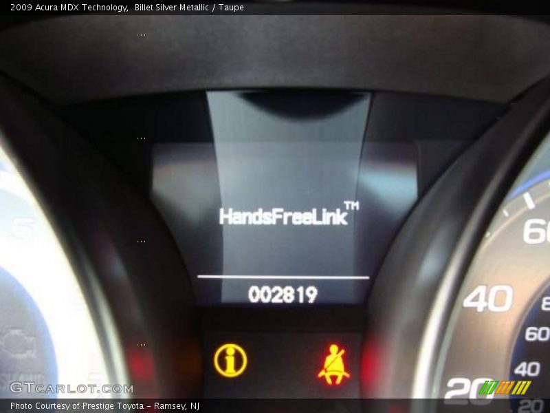 Billet Silver Metallic / Taupe 2009 Acura MDX Technology