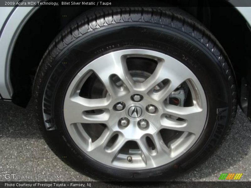 Billet Silver Metallic / Taupe 2009 Acura MDX Technology