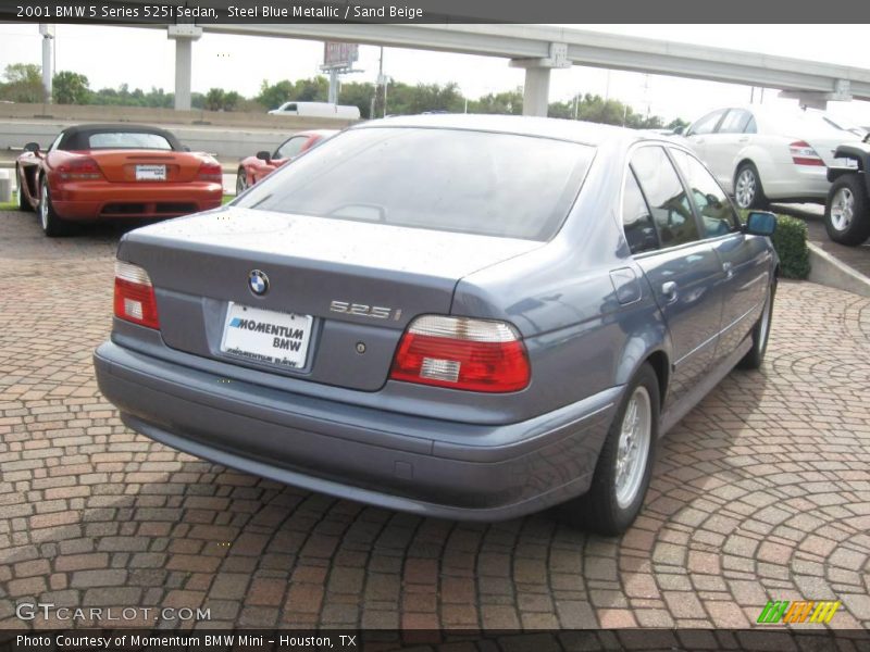 Steel Blue Metallic / Sand Beige 2001 BMW 5 Series 525i Sedan