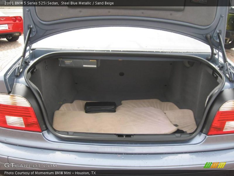Steel Blue Metallic / Sand Beige 2001 BMW 5 Series 525i Sedan