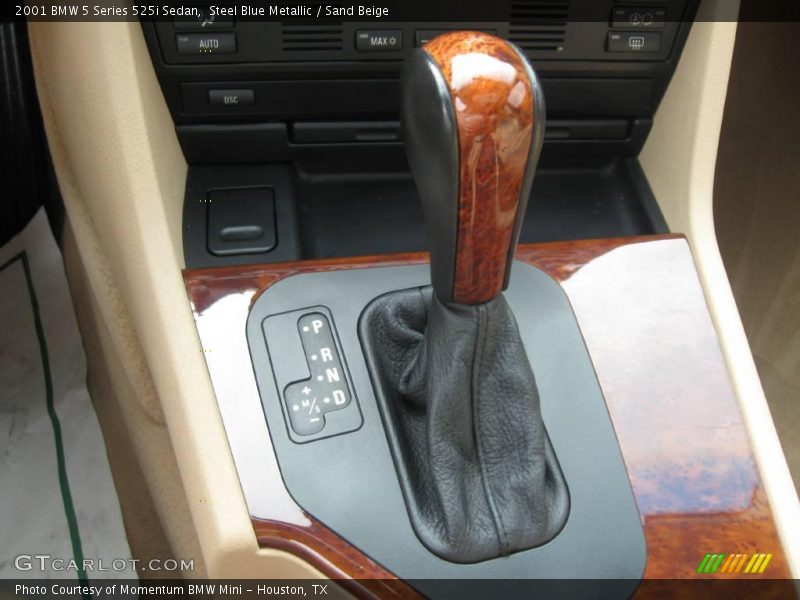 Steel Blue Metallic / Sand Beige 2001 BMW 5 Series 525i Sedan