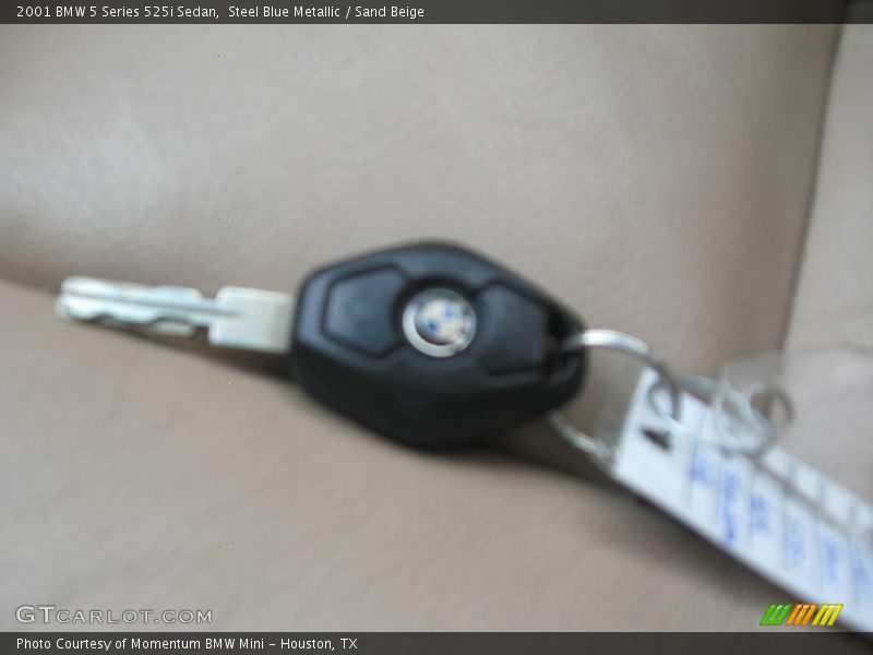 Steel Blue Metallic / Sand Beige 2001 BMW 5 Series 525i Sedan