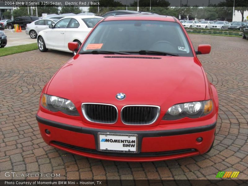 Electric Red / Black 2004 BMW 3 Series 325i Sedan