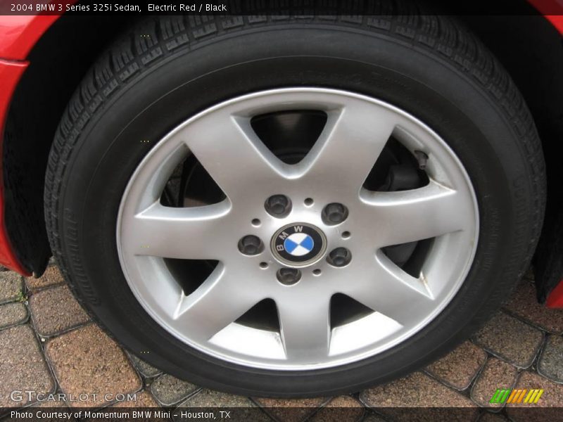 Electric Red / Black 2004 BMW 3 Series 325i Sedan