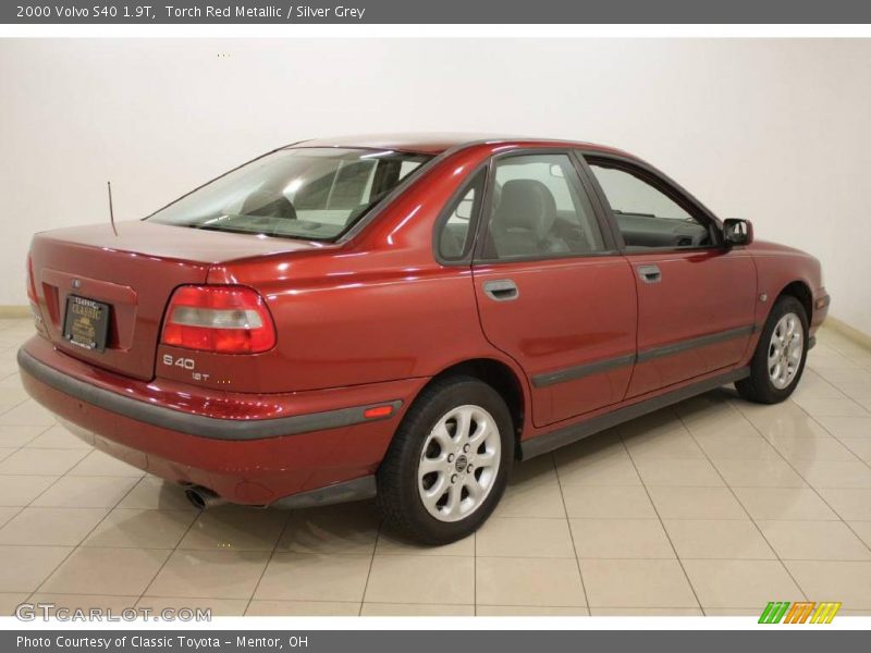 Torch Red Metallic / Silver Grey 2000 Volvo S40 1.9T