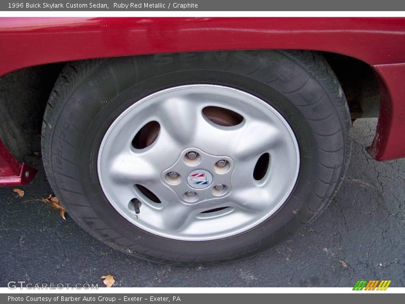 Ruby Red Metallic / Graphite 1996 Buick Skylark Custom Sedan