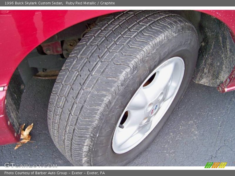 Ruby Red Metallic / Graphite 1996 Buick Skylark Custom Sedan