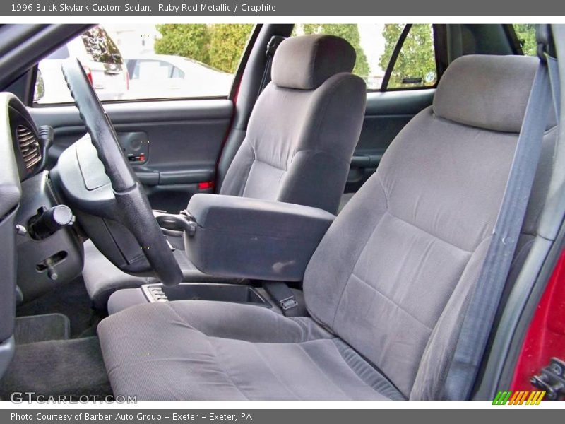 Ruby Red Metallic / Graphite 1996 Buick Skylark Custom Sedan