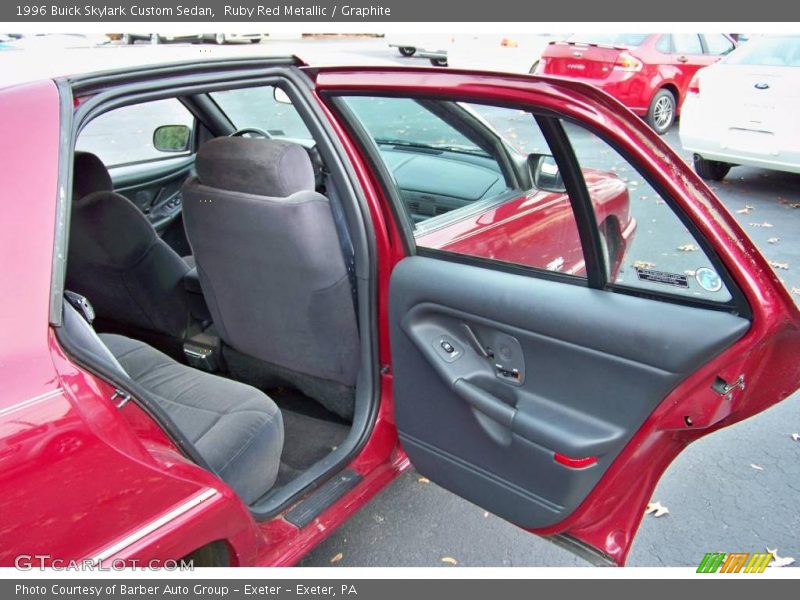 Ruby Red Metallic / Graphite 1996 Buick Skylark Custom Sedan