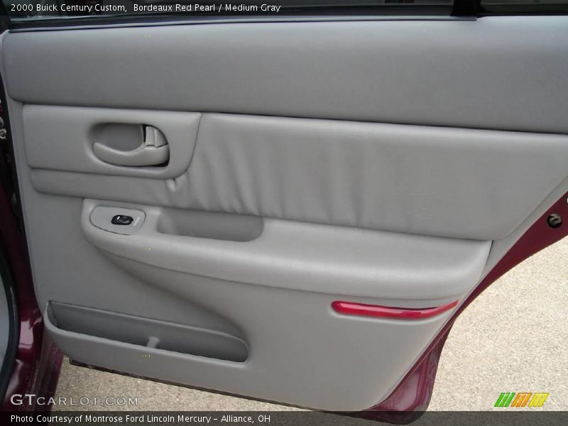 Bordeaux Red Pearl / Medium Gray 2000 Buick Century Custom
