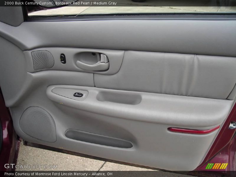 Bordeaux Red Pearl / Medium Gray 2000 Buick Century Custom