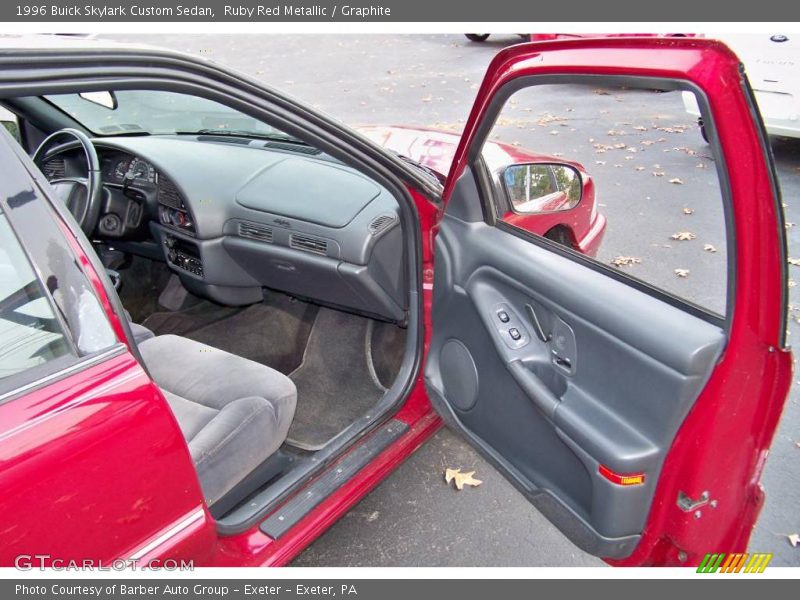 Ruby Red Metallic / Graphite 1996 Buick Skylark Custom Sedan