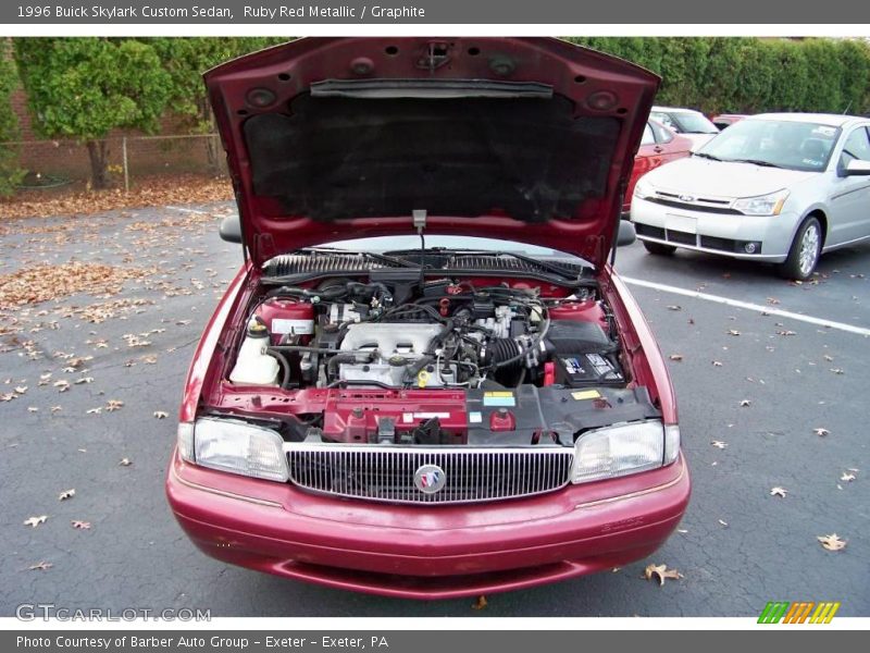 Ruby Red Metallic / Graphite 1996 Buick Skylark Custom Sedan
