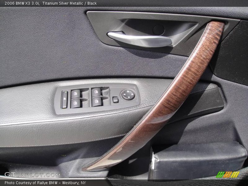 Titanium Silver Metallic / Black 2006 BMW X3 3.0i