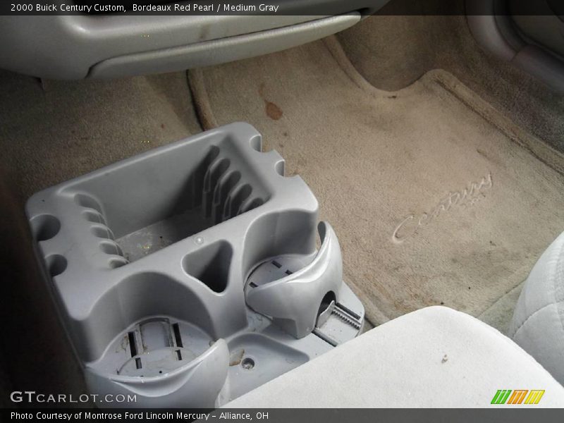 Bordeaux Red Pearl / Medium Gray 2000 Buick Century Custom