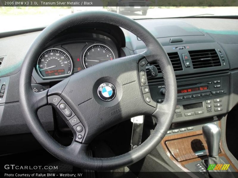Titanium Silver Metallic / Black 2006 BMW X3 3.0i