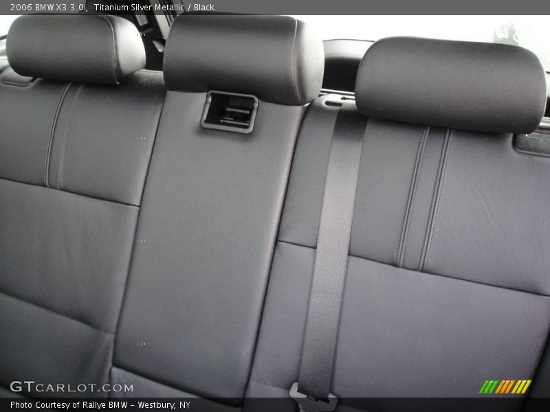 Titanium Silver Metallic / Black 2006 BMW X3 3.0i