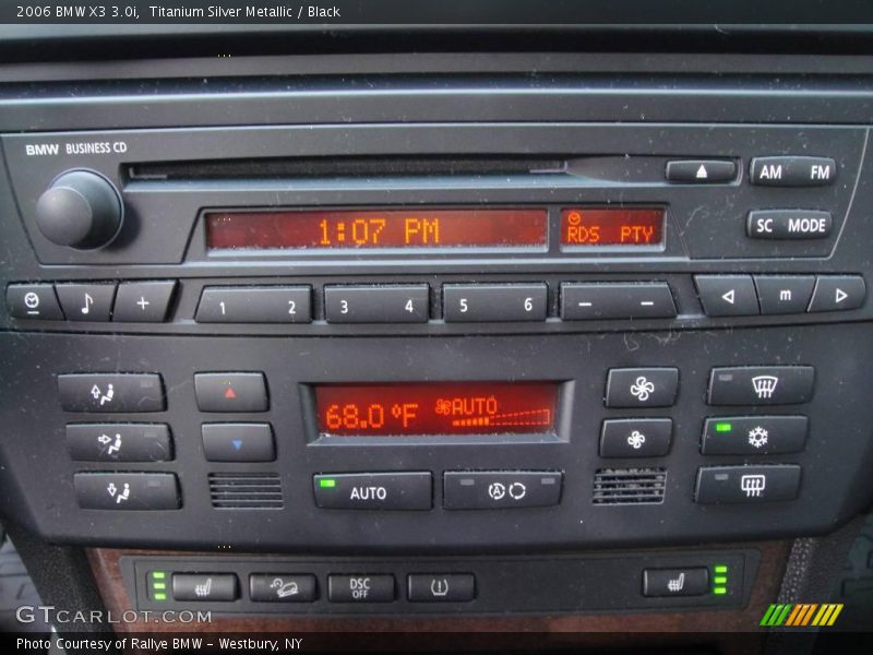 Titanium Silver Metallic / Black 2006 BMW X3 3.0i