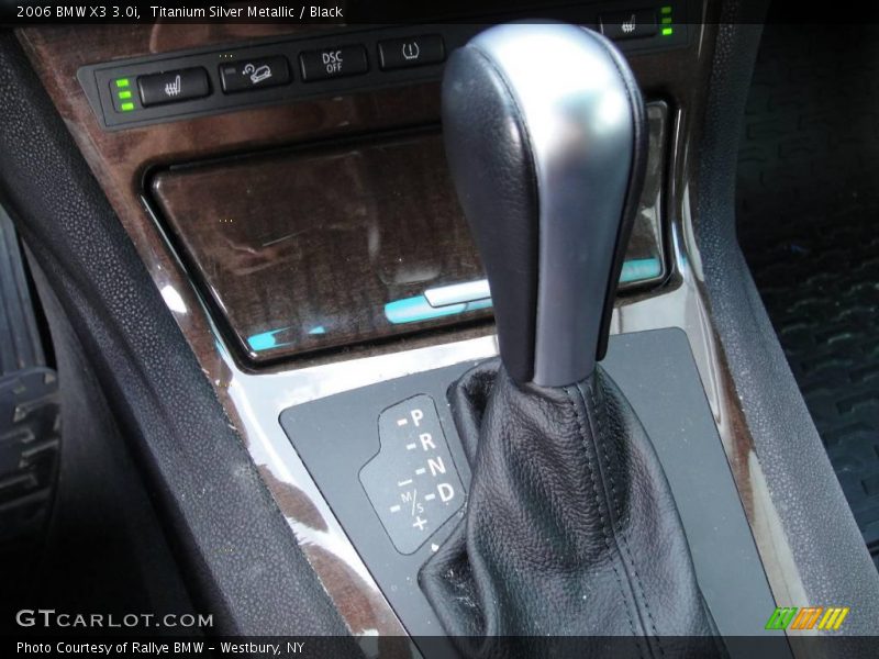 Titanium Silver Metallic / Black 2006 BMW X3 3.0i