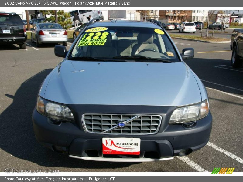 Polar Arctic Blue Metallic / Sand 2002 Volvo V70 2.4T XC AWD Wagon