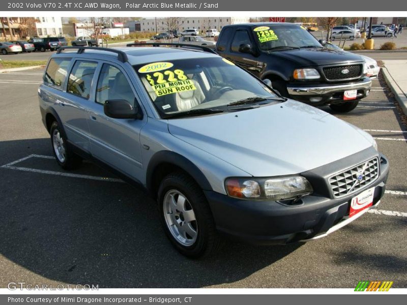 Polar Arctic Blue Metallic / Sand 2002 Volvo V70 2.4T XC AWD Wagon